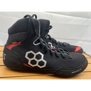 Unisex Rudis Colt 4.0 Live Wire Wrestling Shoes Black & Red Men’s 9 Women 10.5